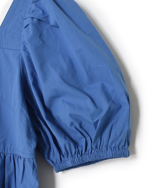 Alley by w closet(アリーバイダブルクローゼット)の「【Alley】スクエアネックZIPワンピース(ワンピース・レディース・オフホワイト/ブルー・FREE)」の18枚目の写真