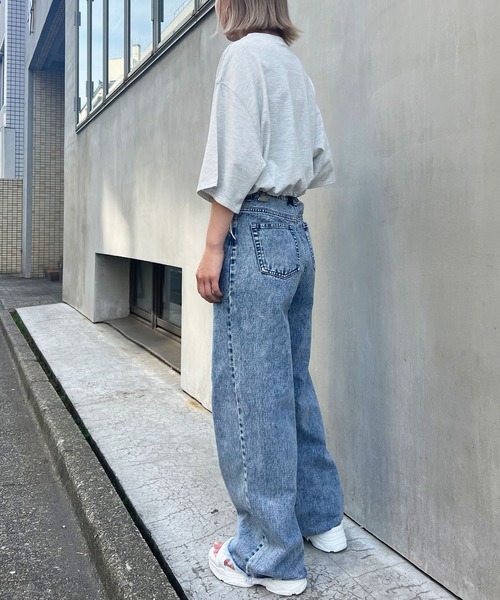 INGNI(イング)の「裾ドロスト胸ロゴショート5分袖Tシャツ(Tシャツ/カットソー・レディース・ブラック/オフホワイト/ミント/オートミール/ライトピンク/その他/ブラウン・M)」の16枚目の写真