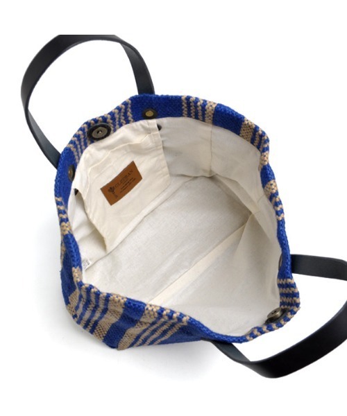CLEDRAN(クレドラン)の「CL3516 MULTI STRIPE TOTE/M マルチカラー(かごバッグ・レディース・イエロー系その他/ピンク系その他/グリーン系その他/ブルー系その他・FREE)」の5枚目の写真