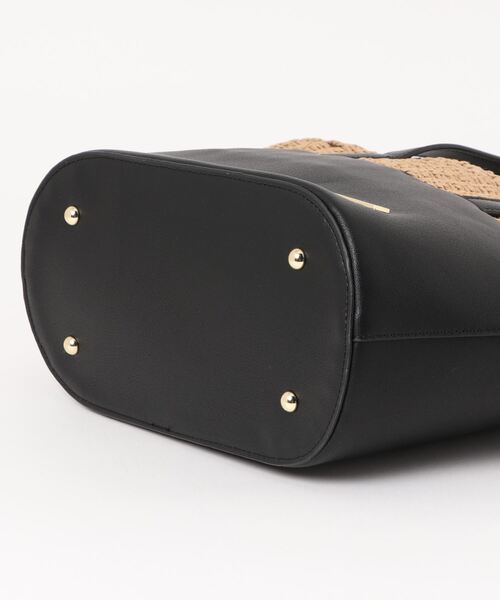 LA BAGAGERIE(ラバガジェリー)の「【インスタグラマー chiyoさん×LA BAGAGERIE】コンビネーションかごバッグ(かごバッグ・レディース・ブラウン/ブラック・FREE)」の6枚目の写真