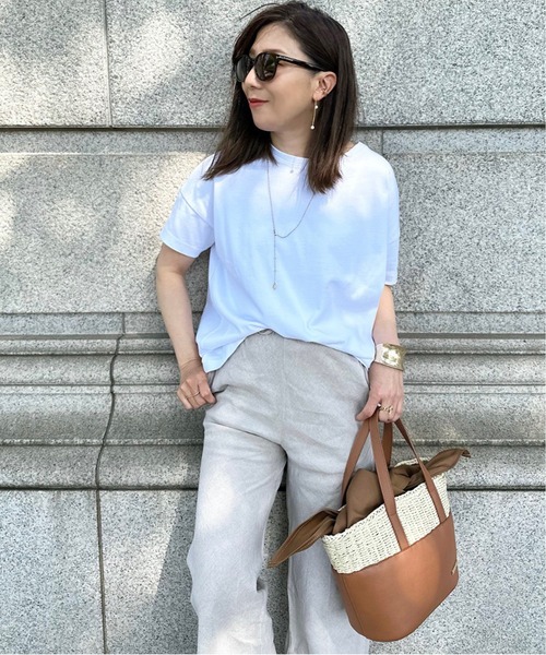 LA BAGAGERIE(ラバガジェリー)の「【インスタグラマー chiyoさん×LA BAGAGERIE】コンビネーションかごバッグ(かごバッグ・レディース・ブラウン/ブラック・FREE)」の16枚目の写真