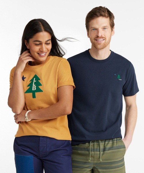 L.L.Bean(エルエルビーン)の「バケーションランド・Tシャツ、半袖 米国フィット・レギュラー(Tシャツ/カットソー・メンズ・ネイビー/ライトブラウン/ヘザーグレー・LARGE/SMALL/MEDIUM/X-LARGE)」の7枚目の写真