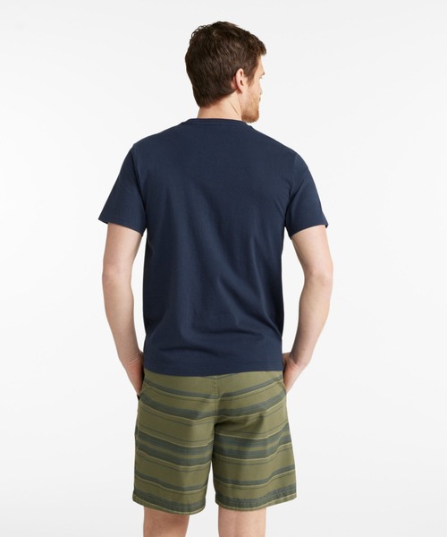 L.L.Bean(エルエルビーン)の「バケーションランド・Tシャツ、半袖 米国フィット・レギュラー(Tシャツ/カットソー・メンズ・ネイビー/ライトブラウン/ヘザーグレー・LARGE/SMALL/MEDIUM/X-LARGE)」の6枚目の写真