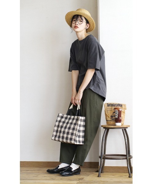e-zakkamania stores(イーザッカマニアストアーズ)の「布帛切り替え 裏毛プルオーバー(Tシャツ/カットソー・レディース・イエロー/ブラック/アイボリー・M)」の12枚目の写真