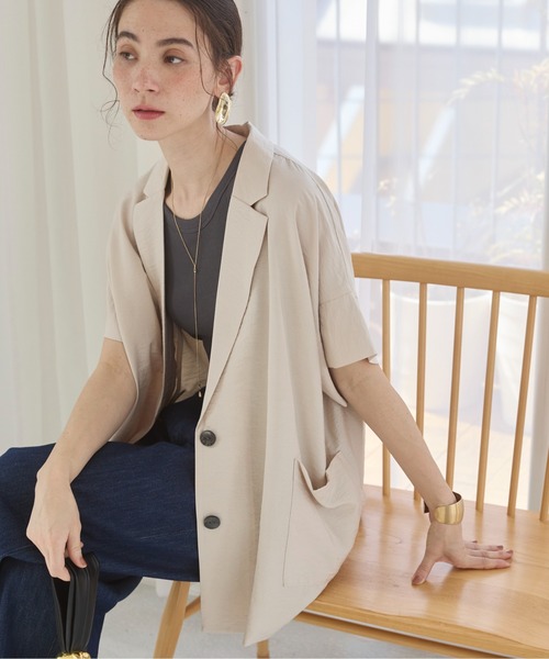 小さいサイズ　薄手　ジャケット　接触冷感 Amazon | [TASOGARA] メンズ耐シワ性極薄アイスシルクスーツ