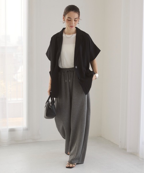 【DIOR】ベルト付き アシンメトリー ショートスリーブジャケット DIOR | ベルト付き アシンメトリー ショートスリーブ ジャケット