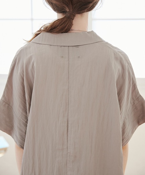 ANGIE（アンジー）の「【接触冷感】半袖 サマージャケット（テーラードジャケット・レディース・ライトグレー/ブラウン/スミクロ/ナチュラル/ベージュ/チャコールグレー/ブラック/ブラウン系その他・FREE）」の21枚目の写真