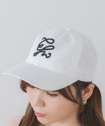ロゴ刺繍カラーキャップ