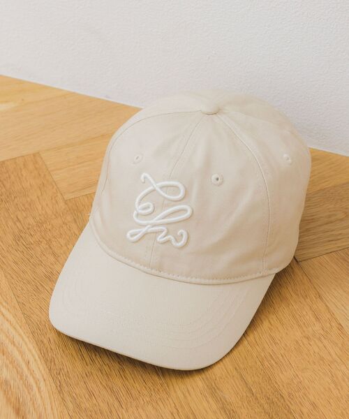 casita(RETRO GIRL)（カシータ）の「ロゴ刺繍カラーキャップ（キャップ・レディース・ホワイト/ライトベージュ/ブラック/ダークブルー・ONE SIZE）」の11枚目の写真