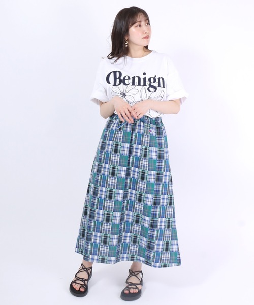 Champion(チャンピオン)の「Champion(チャンピオン)マドラスパッチワークロングスカート(スカート・レディース・ブルー系その他/レッド系その他/グリーン系その他・M)」の7枚目の写真