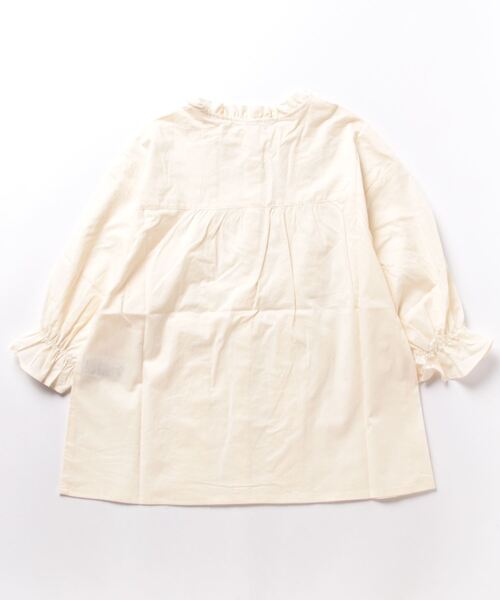 ehka sopo（エヘカソポ）の「タック刺繍ブラウス（シャツ/ブラウス・レディース・キナリ/オフホワイト/グレー・F）」の14枚目の写真