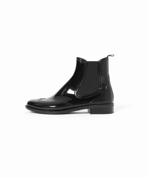 Traditional Weatherwear(トラディショナルウェザーウェア)の「【TRADITIONAL WEATHERWEAR】 SIDE GOA WING TIP RAIN ブーツ(ブーツ・レディース・ブラック・37/39/38)」の6枚目の写真