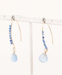 【Milimili】14kgf天然石ピアス