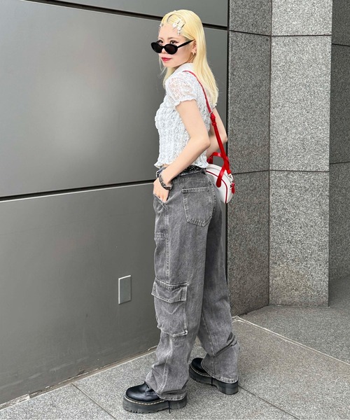 sedacle（セダクル）の「【SDG】star cargo pants（カーゴパンツ