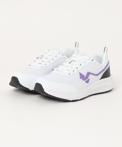 MAD FOOT(マッドフット)の「MADFOOT! マッドフット キッズ 防水スポーツシューズ【幅広3E/替えゴムひも付き】スニーカー レースアップ ひも靴 850006(スニーカー・キッズ・ホワイト系その他/グリーン系その他・23.0cm/22.5cm/21.5cm/24.5cm/24.0cm/25.0cm/21.0cm/22.0cm/23.5cm)」の7枚目の写真
