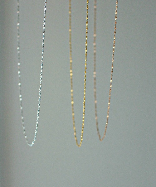 ebine（エビネ）の「Skin Petal Necklace　 金属アレルギー対応 サージカルステンレス（ネックレス・レディース・ゴールド/ピンクゴールド/シルバー・40cm/45cm）」の13枚目の写真