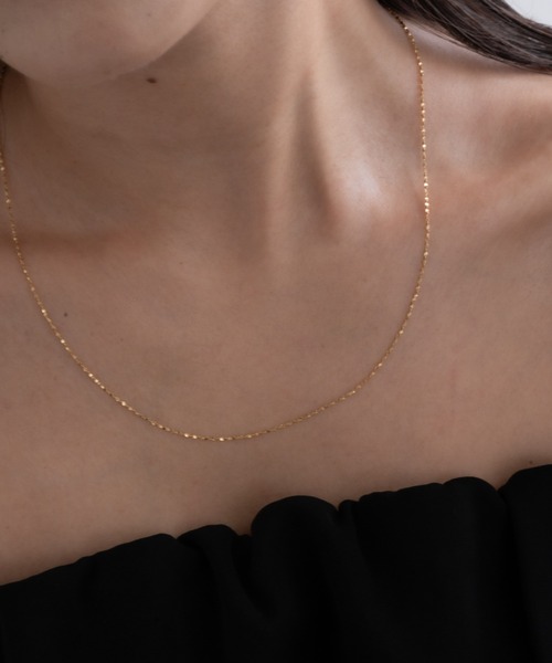 ebine（エビネ）の「Skin Petal Necklace　 金属アレルギー対応 サージカルステンレス（ネックレス・レディース・ゴールド/ピンクゴールド/シルバー・40cm/45cm）」の18枚目の写真