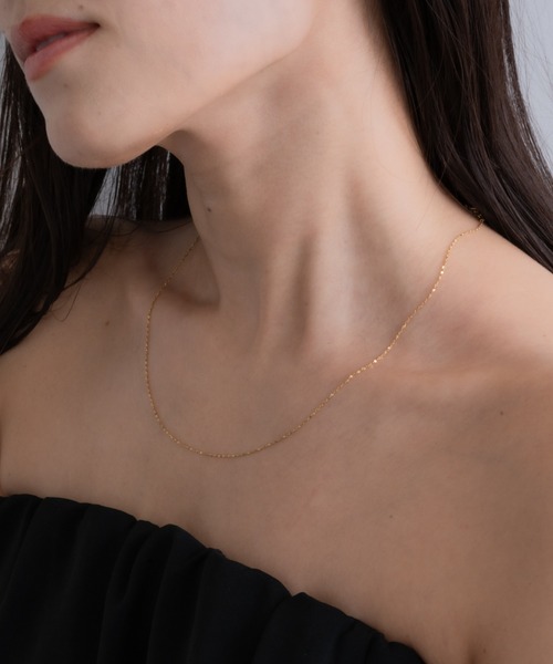 ebine（エビネ）の「Skin Petal Necklace　 金属アレルギー対応 サージカルステンレス（ネックレス・レディース・ゴールド/ピンクゴールド/シルバー・40cm/45cm）」の19枚目の写真