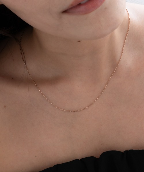 ebine（エビネ）の「Skin Petal Necklace　 金属アレルギー対応 サージカルステンレス（ネックレス・レディース・ゴールド/ピンクゴールド/シルバー・40cm/45cm）」の20枚目の写真