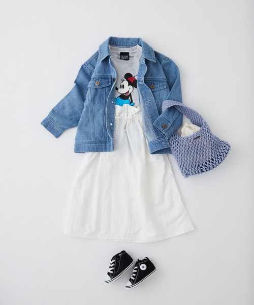 CIAOPANIC TYPY（チャオパニックティピー）の「【KIDS】【TYPY DENIM】甘織りデニムジャケット（デニムジャケット・キッズ・ネイビー/サックスブルー・S/M/L/XL/XXL）」の11枚目の写真