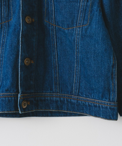 CIAOPANIC TYPY（チャオパニックティピー）の「【KIDS】【TYPY DENIM】甘織りデニムジャケット（デニムジャケット・キッズ・ネイビー/サックスブルー・S/M/L/XL/XXL）」の14枚目の写真