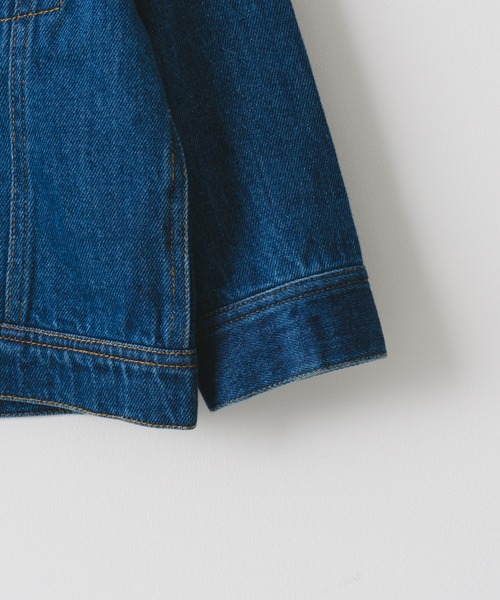 CIAOPANIC TYPY（チャオパニックティピー）の「【KIDS】【TYPY DENIM】甘織りデニムジャケット（デニムジャケット・キッズ・ネイビー/サックスブルー・S/M/L/XL/XXL）」の12枚目の写真
