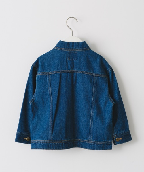 CIAOPANIC TYPY（チャオパニックティピー）の「【KIDS】【TYPY DENIM】甘織りデニムジャケット（デニムジャケット・キッズ・ネイビー/サックスブルー・S/M/L/XL/XXL）」の8枚目の写真