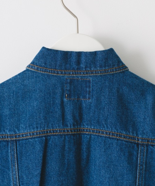 CIAOPANIC TYPY（チャオパニックティピー）の「【KIDS】【TYPY DENIM】甘織りデニムジャケット（デニムジャケット・キッズ・ネイビー/サックスブルー・S/M/L/XL/XXL）」の10枚目の写真