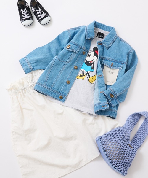 CIAOPANIC TYPY（チャオパニックティピー）の「【KIDS】【TYPY DENIM】甘織りデニムジャケット（デニムジャケット・キッズ・ネイビー/サックスブルー・S/M/L/XL/XXL）」の21枚目の写真