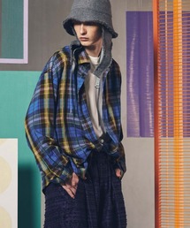 MAISON SPECIAL | 《UNISEX》Mall Tartan Check Prime-Over Shirt/モールタータンチェックプライムオーバーシャツ【MAISON SPECIAL/メゾンスペシャル】(シャツ/ブラウス)