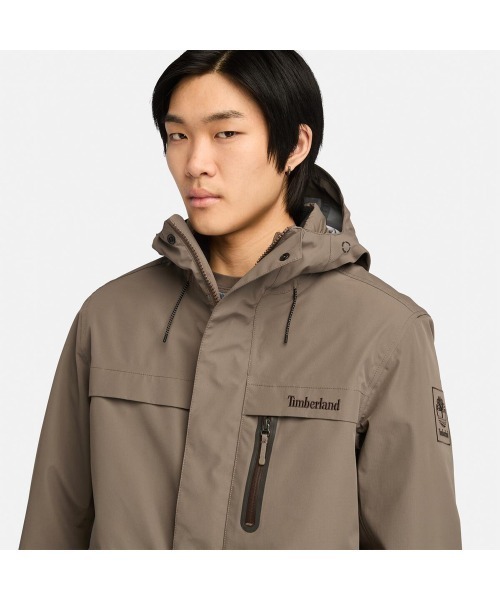 Timberland（ティンバーランド）の「メンズ スーパー ベントン ウィンドプルーフ 3-in-1 ジャケット（ナイロンジャケット・メンズ・ダークグリーン/ダークブルー/ブラウン/ライトホワイト/ブラック・X-LARGE/SMALL/XX-LARGE/MEDIUM/LARGE）」の17枚目の写真