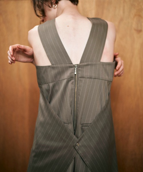 サステナブル 2wayシルエットジャンパースカート ADAM ET ROPÉ FEMME(アダム エ ロペ ファム) / 【サステナブル