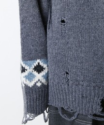 IRENE アイレネ　Whole Garment Knit ニット IRENE（アイレネ）の「Diamond Slit Knit（ニット/セーター