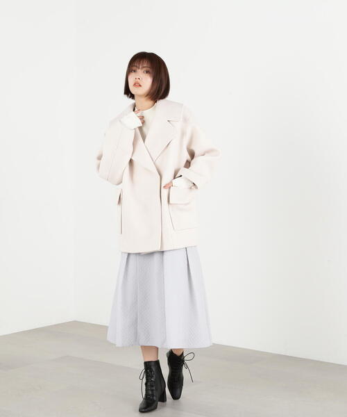JILLSTUART ジルスチュアート ウール　ガウンコート 送料無料 美品 JILLSTUART ジルスチュアート ウールコート