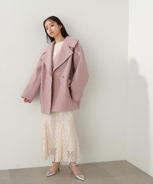 JILL BY JILLSTUART ピーコート ウールカルゼシリーズ コート セール】◇ウールカルゼシリーズ コート（ピーコート）｜JILL by