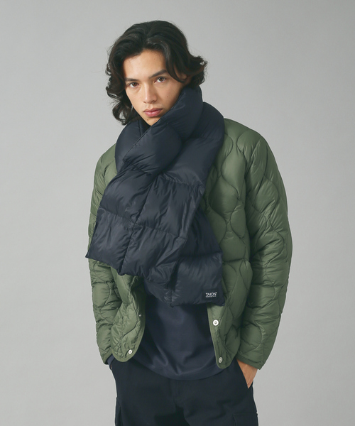 ABAHOUSE（アバハウス）の「【TAION /タイオン】ボリュームダウンマフラー/VOLUME MUFFLER /ユニセックス/ R201VMT（マフラー・メンズ・ブラック/ダークネイビー/カーキ/ベージュ・フリー）」の2枚目の写真