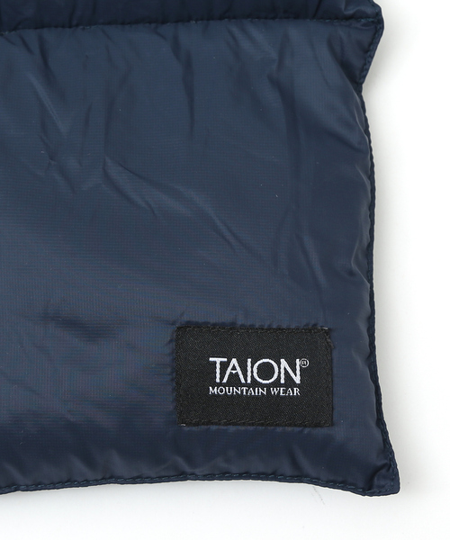 ABAHOUSE（アバハウス）の「【TAION /タイオン】ボリュームダウンマフラー/VOLUME MUFFLER /ユニセックス/ R201VMT（マフラー・メンズ・ブラック/ダークネイビー/カーキ/ベージュ・フリー）」の12枚目の写真