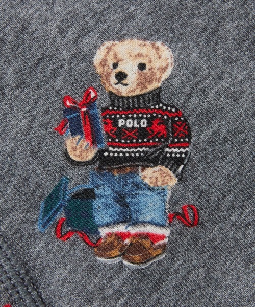 POLO RALPH LAUREN（ポロ ラルフ ローレン）の「【POLO RALPH LAUREN】ホリデーベアプリント ローライズボクサーブリーフ（ボクサーパンツ・メンズ・レッド系その他7/ヘザーチャコール・MEDIUM/LARGE）」の9枚目の写真