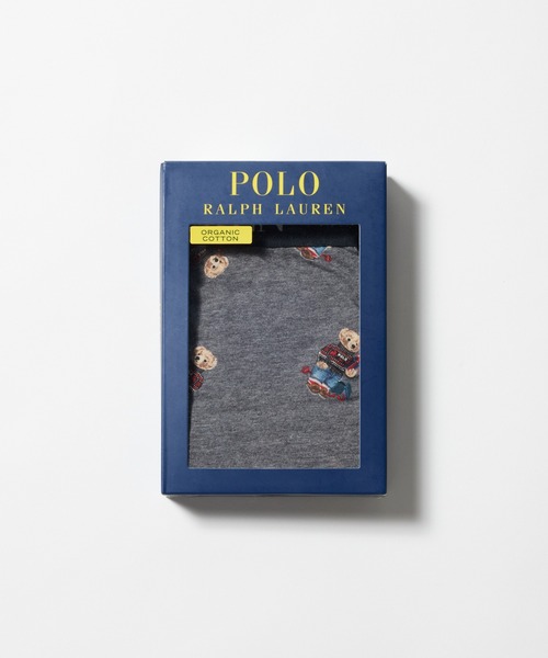 POLO RALPH LAUREN（ポロ ラルフ ローレン）の「【POLO RALPH LAUREN】ホリデーベアプリント ローライズボクサーブリーフ（ボクサーパンツ・メンズ・レッド系その他7/ヘザーチャコール・MEDIUM/LARGE）」の10枚目の写真
