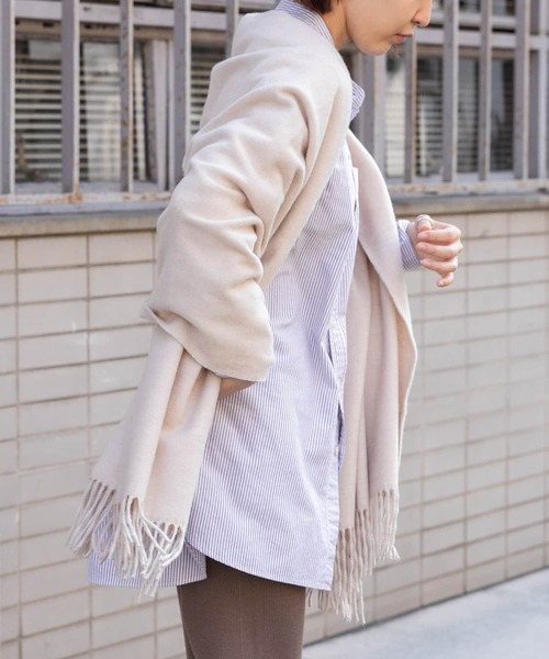 「FORK&SPOON」 長袖シャツ 1 オフホワイト レディース セール】FORK&SPOON オックスロングシャツ（シャツ/ブラウス