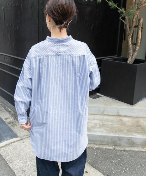 DOORS ロング シャツ ワンピース 長袖 ストライプ FORK&SPOON URBAN RESEARCH DOORS（アーバンリサーチドアーズ）の