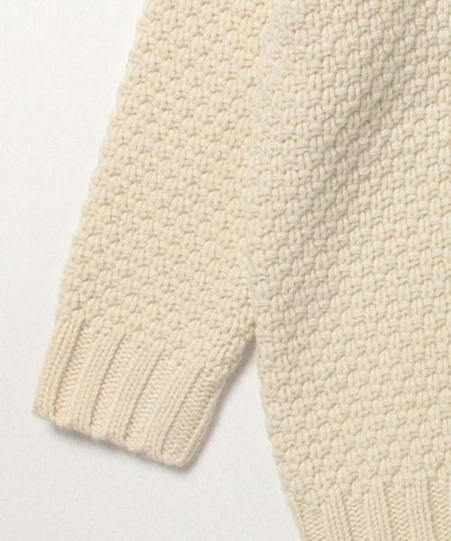 BEAMS BOY（ビームスボーイ）の「BEAMS BOY / 手編 BIG タートル 15FW（ニット/セーター・レディース・ナチュラル/グレー/ブラック・ONE SIZE）」の17枚目の写真