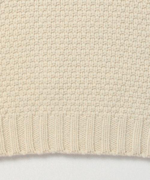 BEAMS BOY（ビームスボーイ）の「BEAMS BOY / 手編 BIG タートル 15FW（ニット/セーター・レディース・ナチュラル/グレー/ブラック・ONE SIZE）」の18枚目の写真