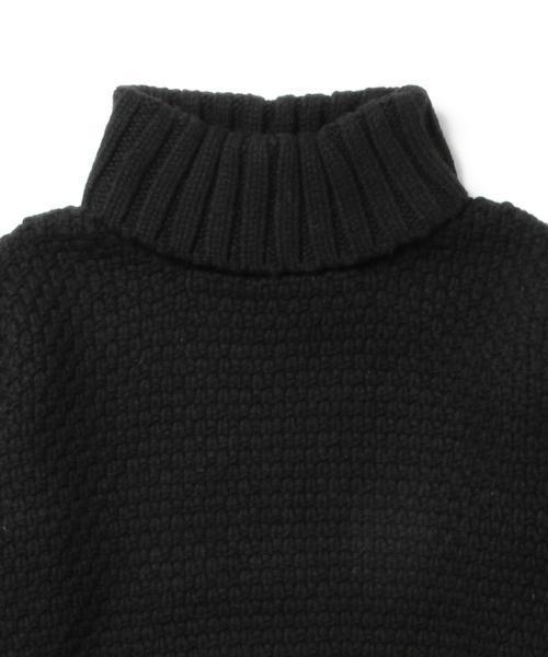BEAMS BOY（ビームスボーイ）の「BEAMS BOY / 手編 BIG タートル 15FW（ニット/セーター・レディース・ナチュラル/グレー/ブラック・ONE SIZE）」の12枚目の写真