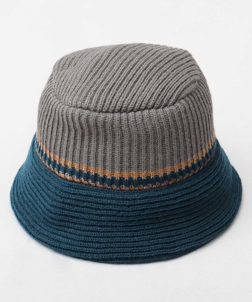 Basiquenti（ベーシックエンティ）の「リブニット バケットハット（プレーン・ライン）（ハット・メンズ・ベージュ/ブラック/カーキ/グレー/ベージュ系その他/ブラック系その他/グレー系その他・FREE）」の13枚目の写真