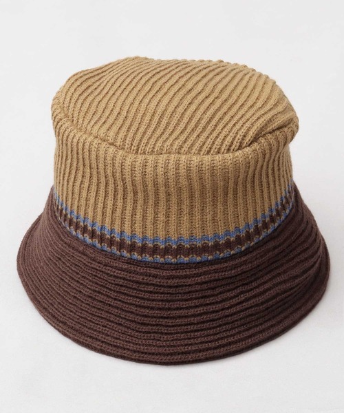 Basiquenti（ベーシックエンティ）の「リブニット バケットハット（プレーン・ライン）（ハット・メンズ・ベージュ/ブラック/カーキ/グレー/ベージュ系その他/ブラック系その他/グレー系その他・FREE）」の14枚目の写真
