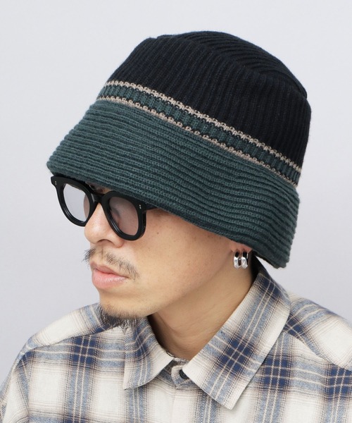 Basiquenti（ベーシックエンティ）の「リブニット バケットハット（プレーン・ライン）（ハット・メンズ・ベージュ/ブラック/カーキ/グレー/ベージュ系その他/ブラック系その他/グレー系その他・FREE）」の15枚目の写真