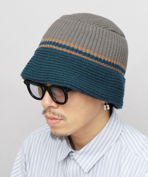 Basiquenti（ベーシックエンティ）の「リブニット バケットハット（プレーン・ライン）（ハット・メンズ・ベージュ/ブラック/カーキ/グレー/ベージュ系その他/ブラック系その他/グレー系その他・FREE）」の21枚目の写真