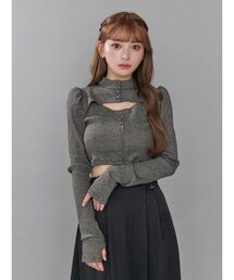 EATME | カットアウトリブTOP(Tシャツ/カットソー)