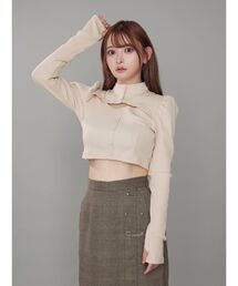 EATME | カットアウトリブTOP(Tシャツ/カットソー)